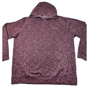 Marmot Mens Hoodie XL Maroon Pullover Activewear Hiking Fleece Warm Sweatshirt